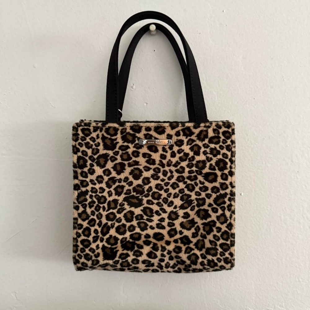 Leopard Print Mini Tote Bag